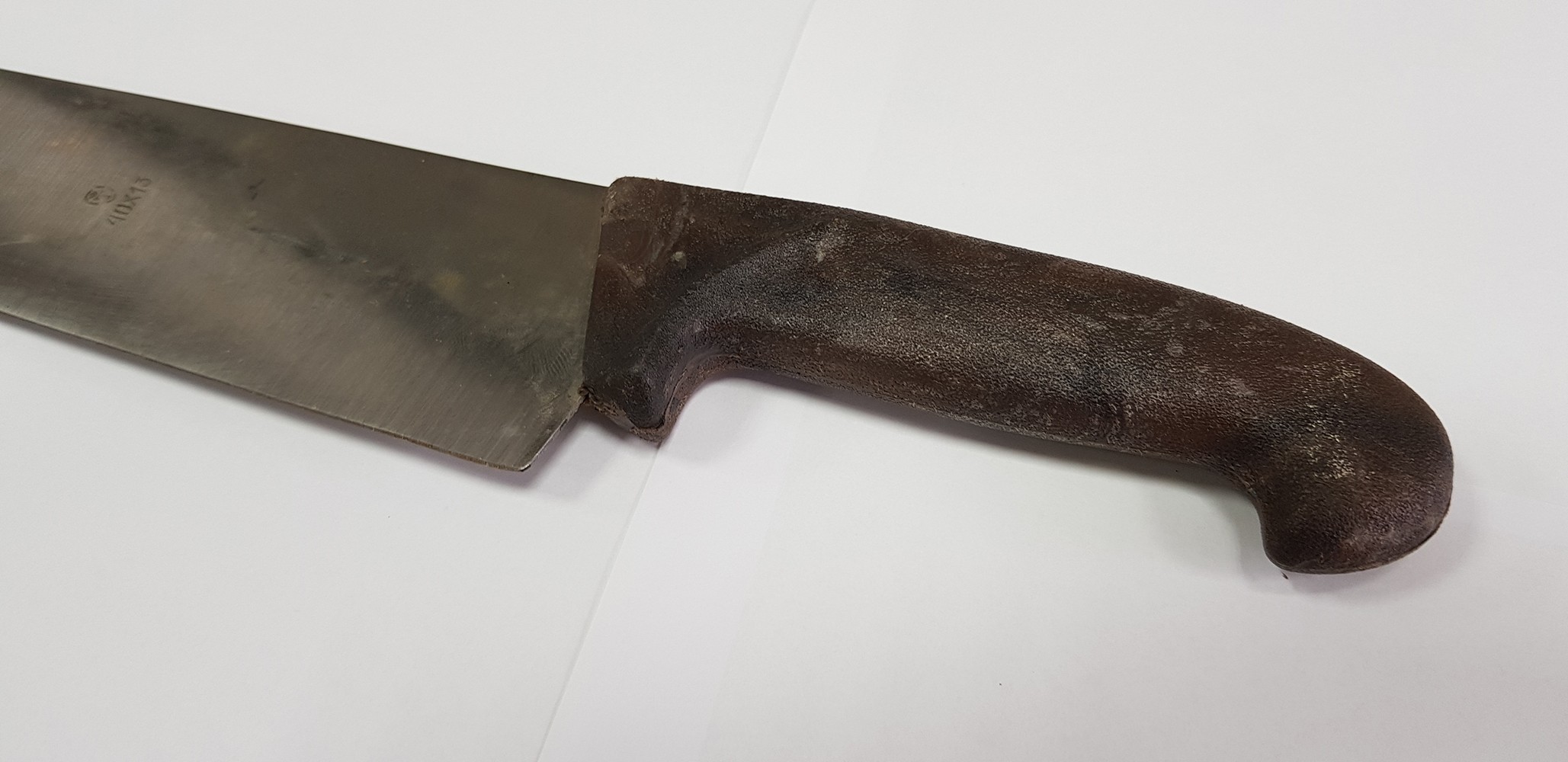 Нож кухонный советский большой