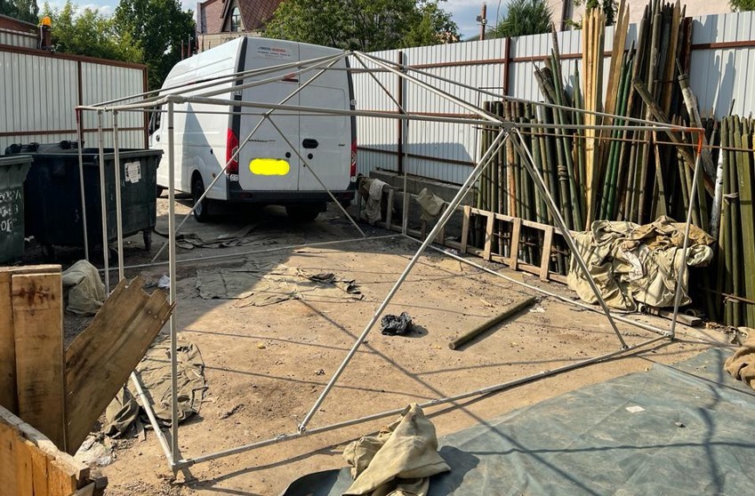 Армейская брезентовая палатка «Гарнизон-12» Армейская брезентовая палатка «Гарнизон-12»