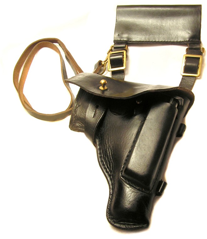 Ремень с кобурой под ПМ ВМФ офицерский кожаный СССР