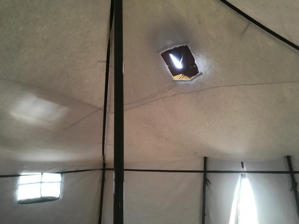 Палатка УСТ-56 зимняя (на металлических стойках)