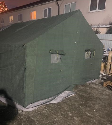 Палатка Гарнизон 30 (М-30) брезентовая двухслойная брезентовая